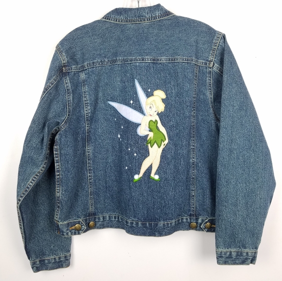 tinkerbell denim jacket